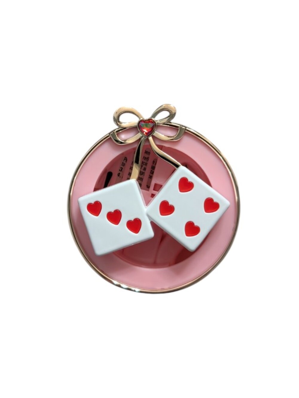 Bath and Body Works Lucky Dice Car Vent Visor Clip NEW